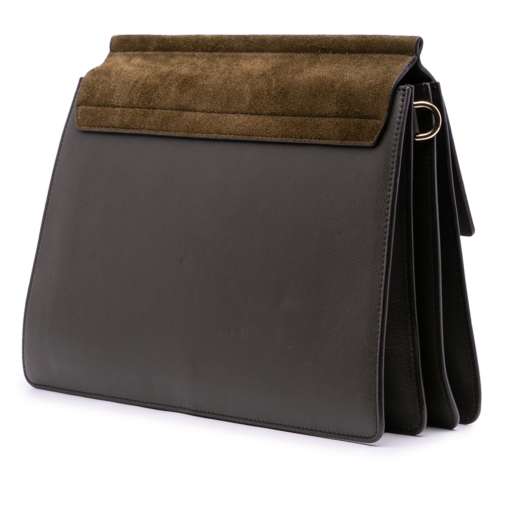 Medium Calfskin and Suede Faye Crossbody