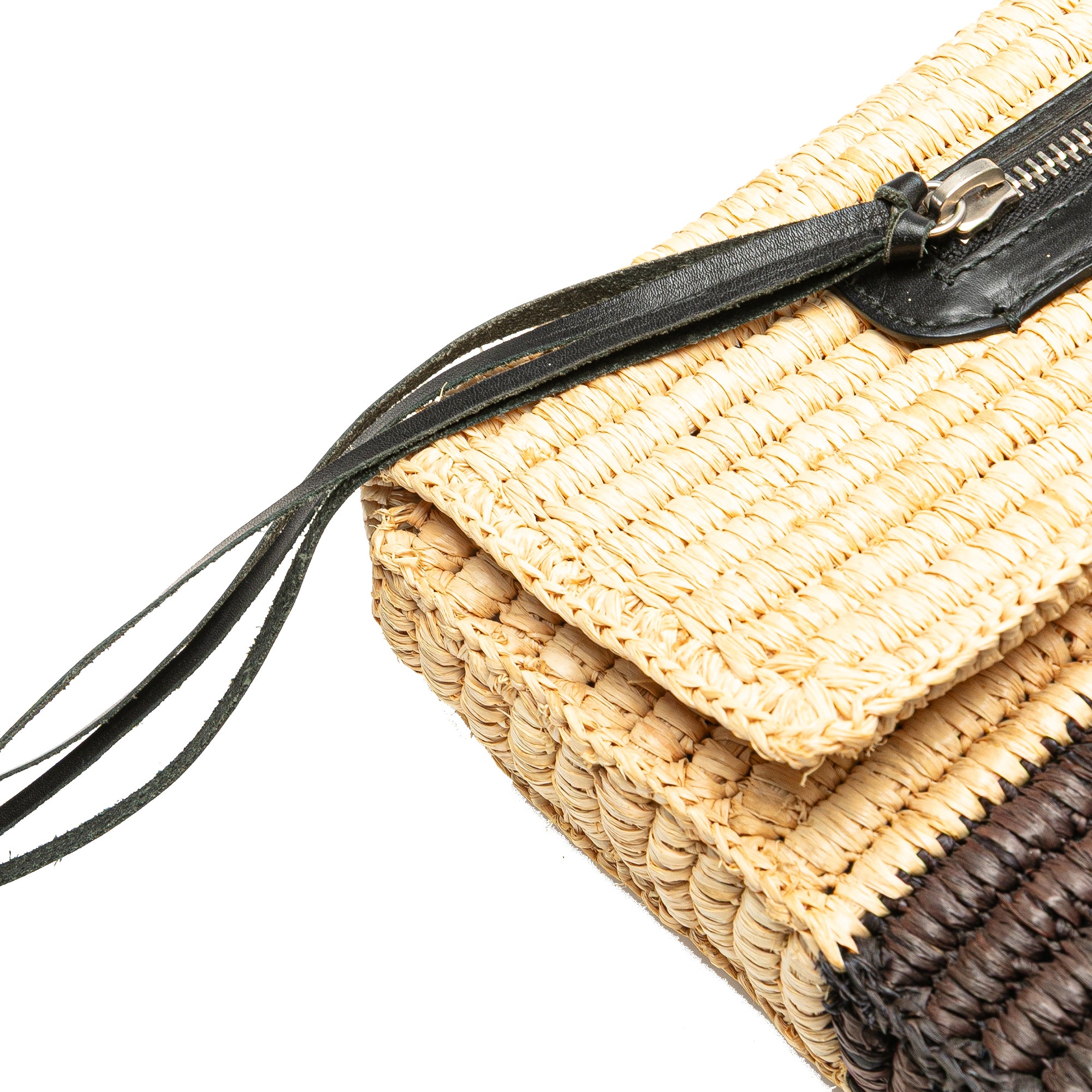 Motocross Classic Envelope Giant 12 Raffia Clutch