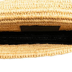 Motocross Classic Envelope Giant 12 Raffia Clutch