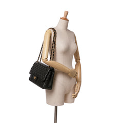 Jumbo Classic Lambskin Double Flap