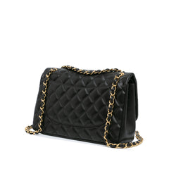 Jumbo Classic Lambskin Double Flap