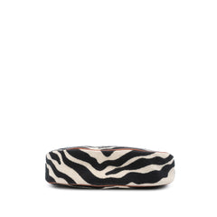Zebra Print Canvas Ava Shoulder Bag