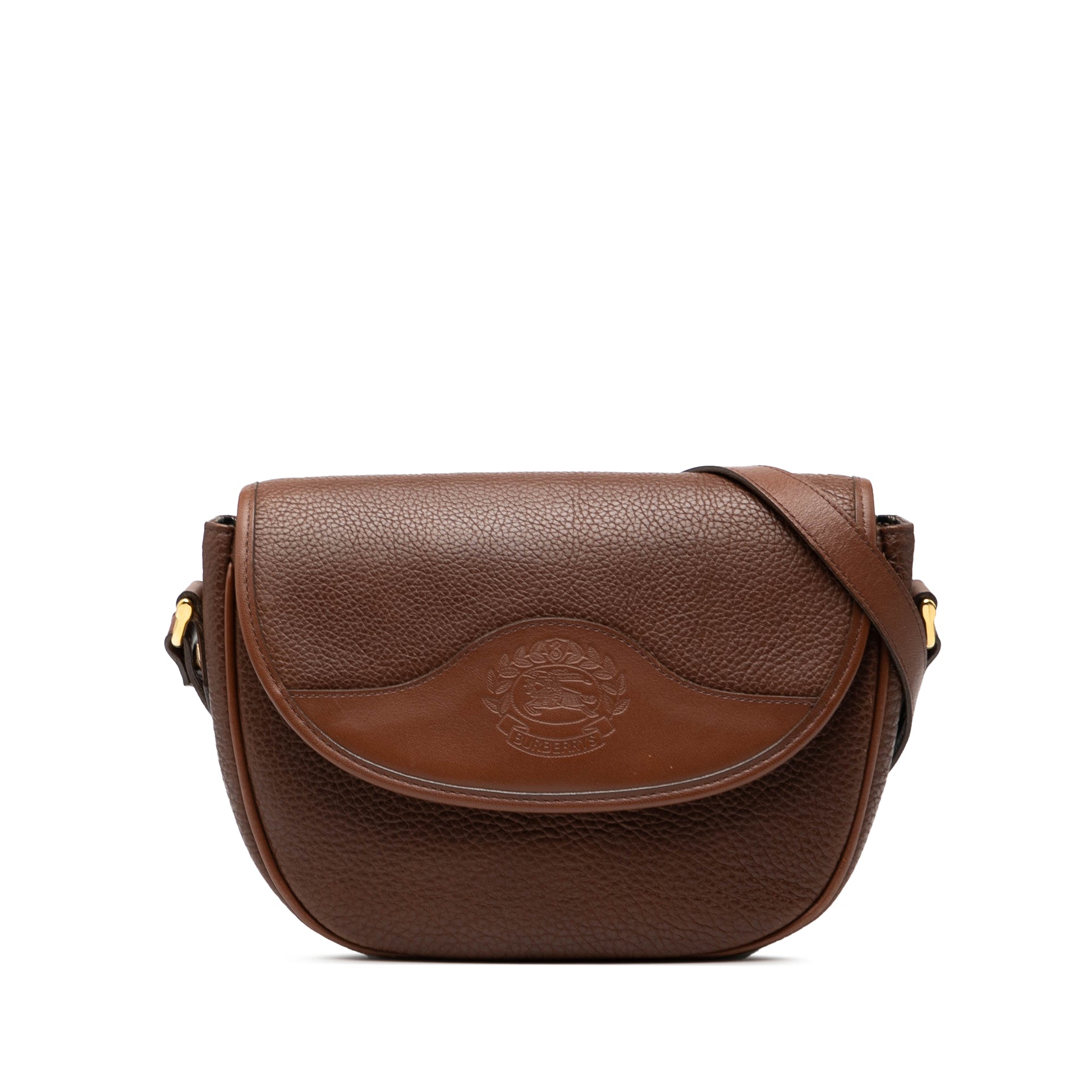 Pebbled Leather Crossbody