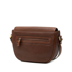 Pebbled Leather Crossbody