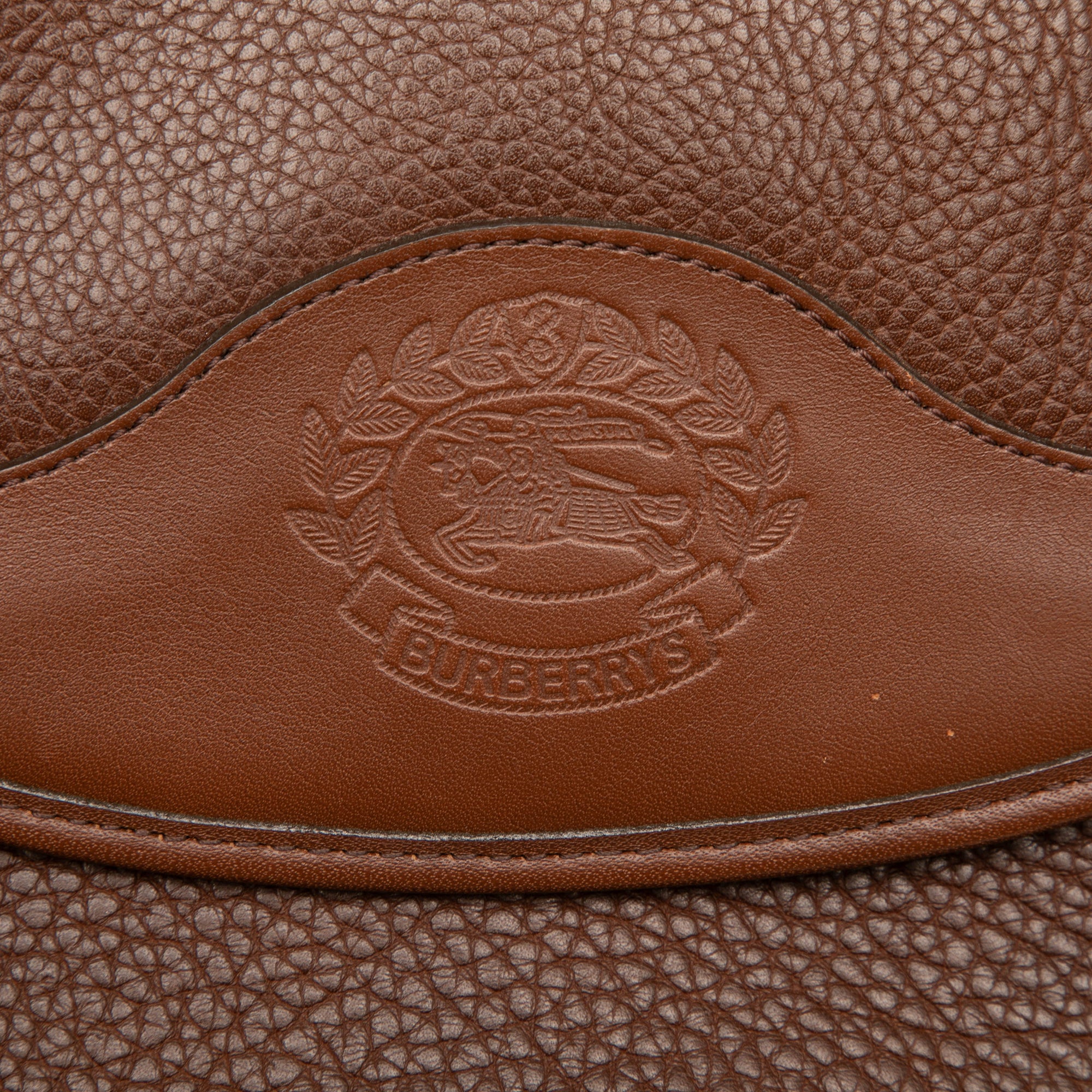 Pebbled Leather Crossbody