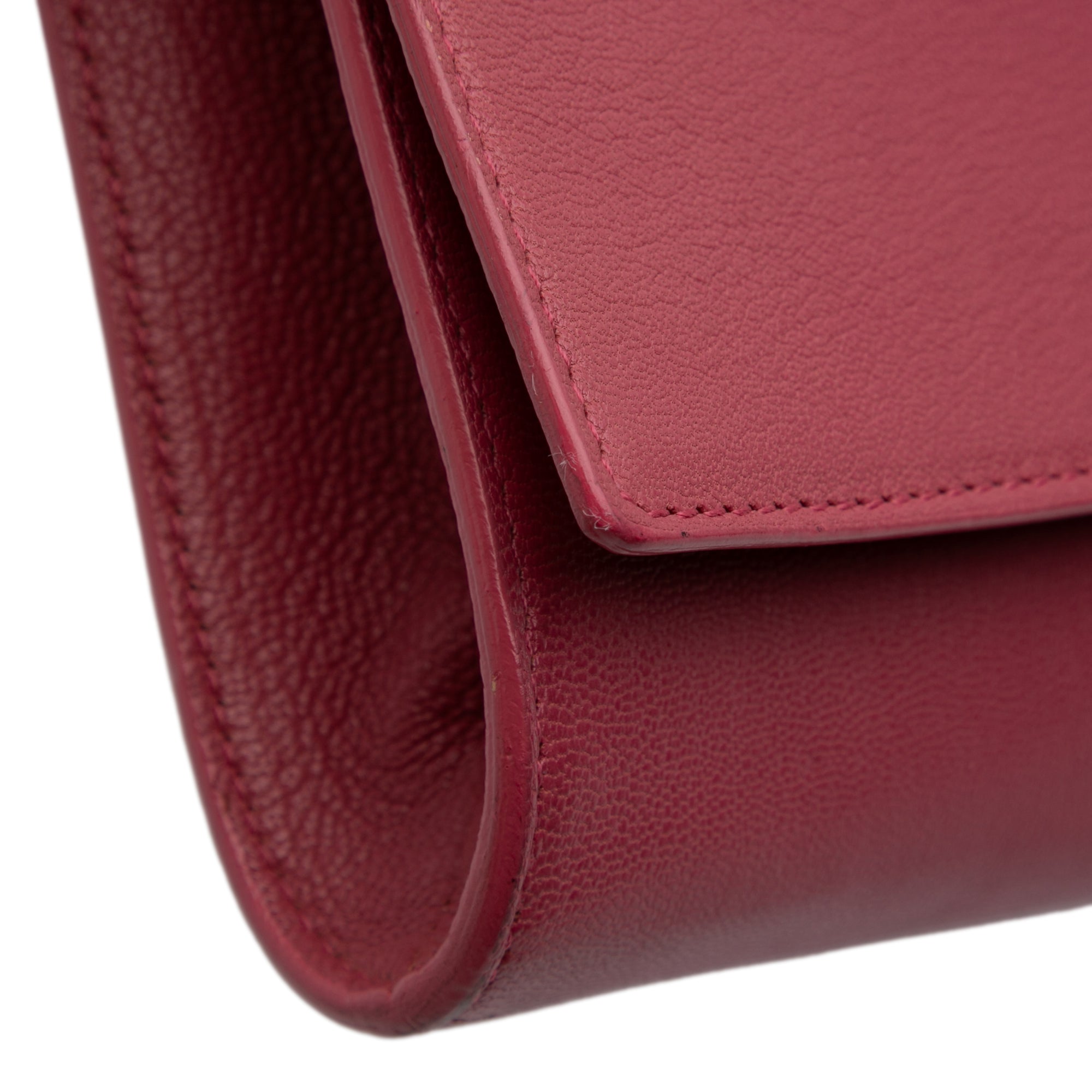 Large Leather Belle de Jour Clutch