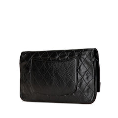 Large Shiny Crumpled Calfskin 31 Clutch