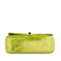 Mini Rectangular Classic Velvet Single Flap