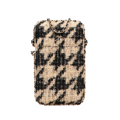Tweed Chain Around Phone Holder