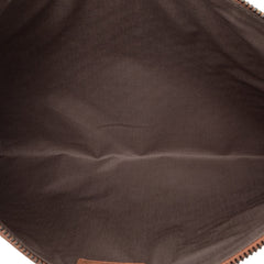 Nappa Intrecciato Zip Wristlet Pouch