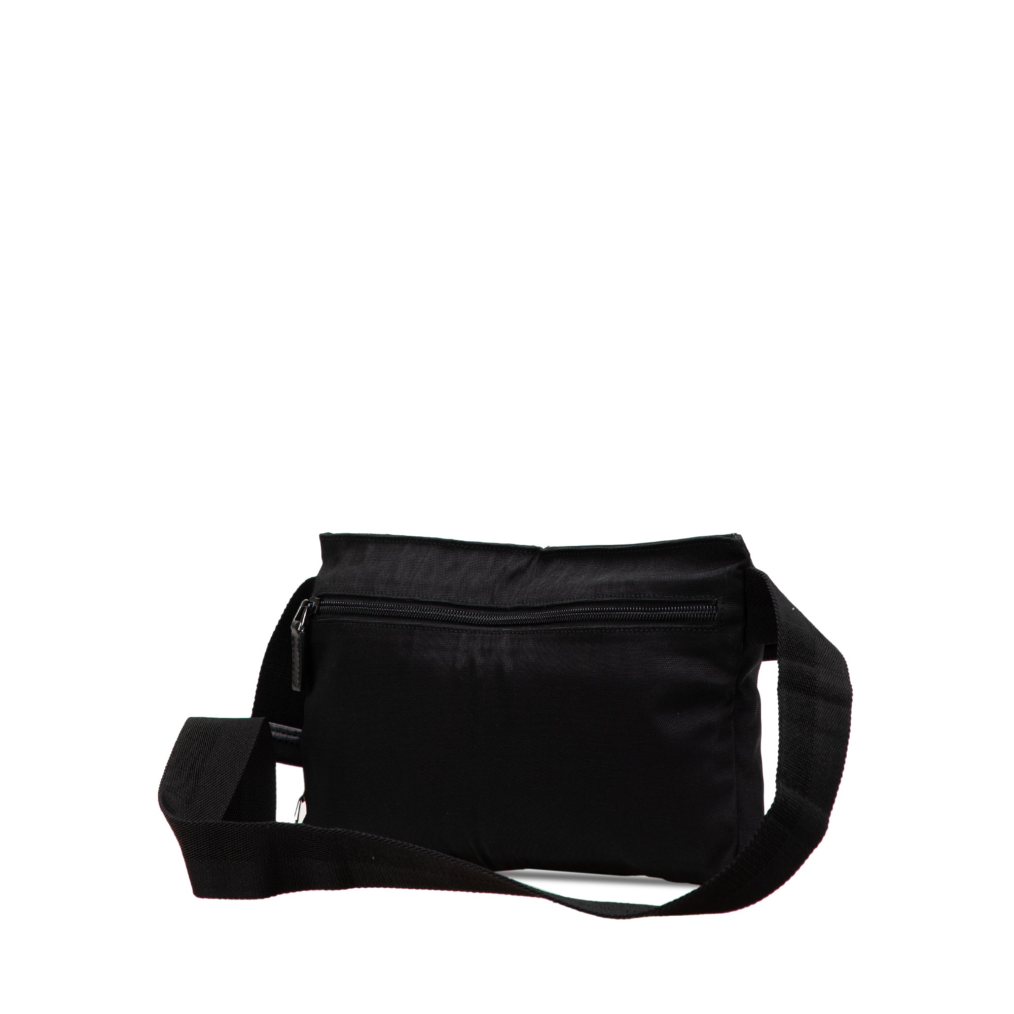 Nylon Double Pocket Belt Bag