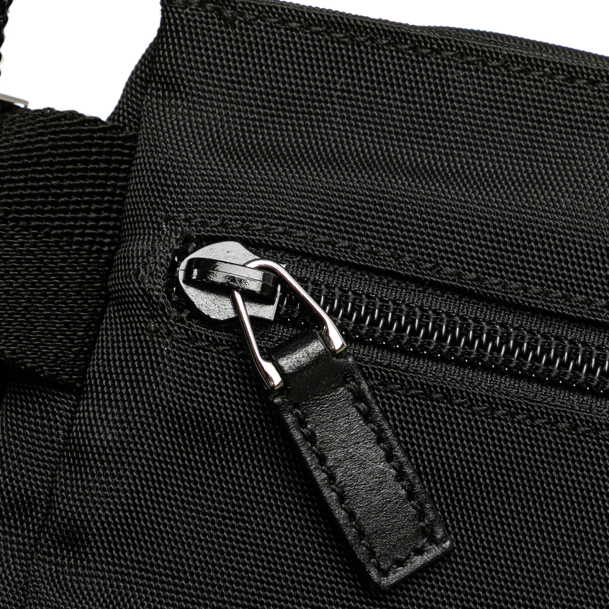 Nylon Double Pocket Belt Bag