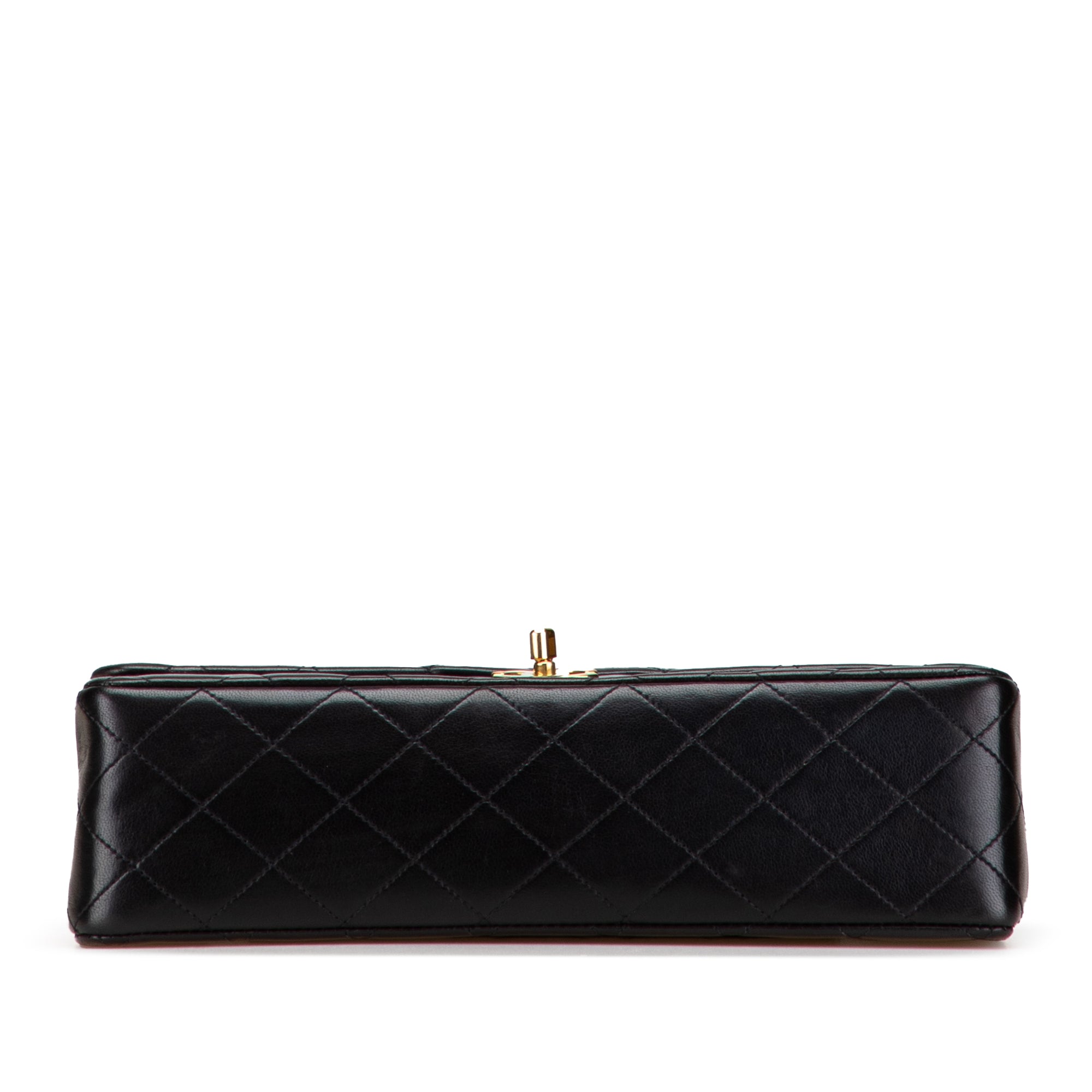 Medium Classic Lambskin Double Flap