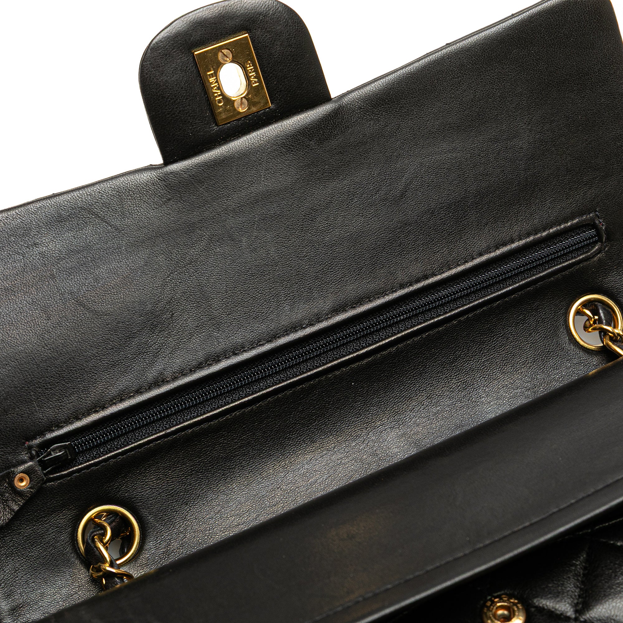 Medium Classic Lambskin Double Flap