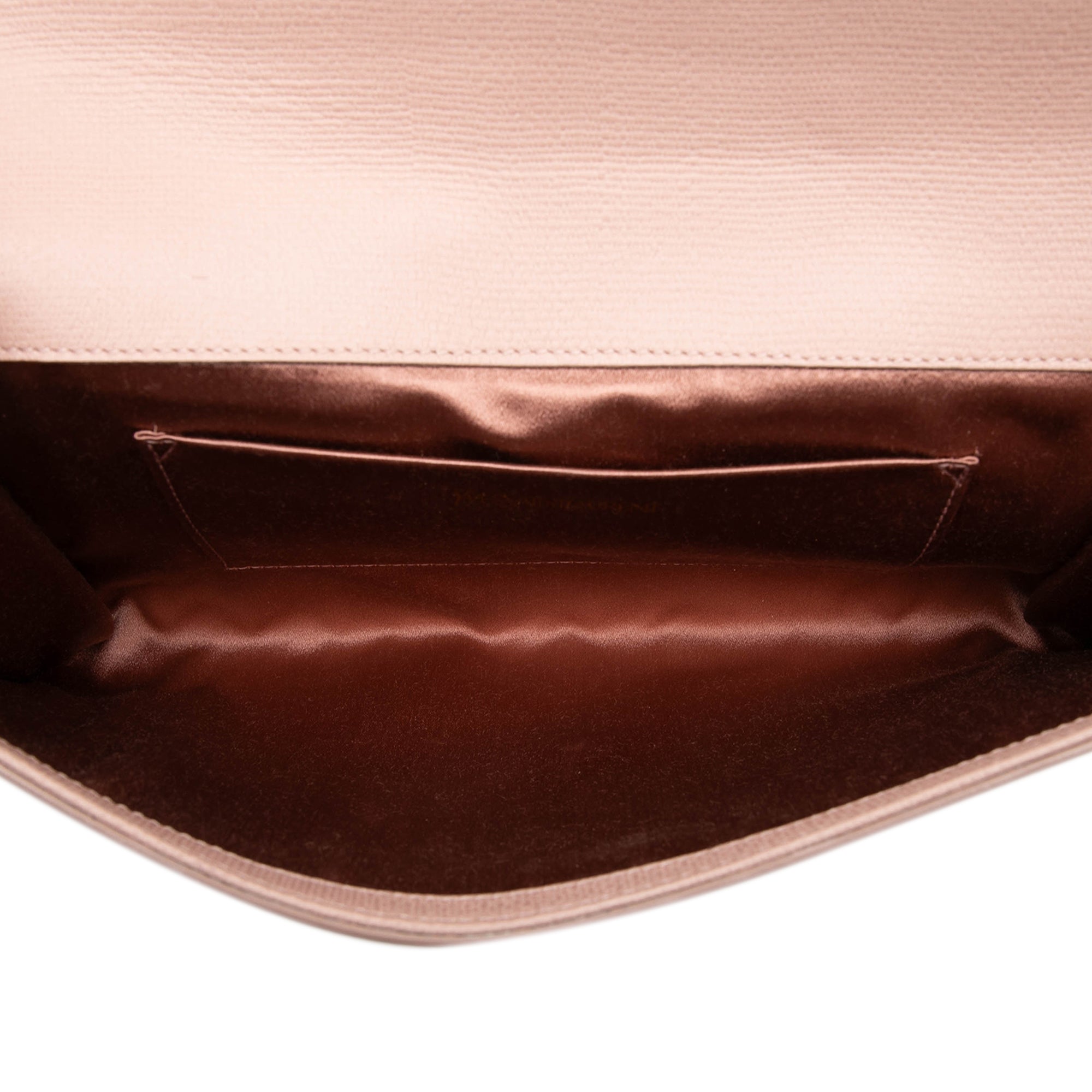 Textured Leather Chyc Ligne Clutch