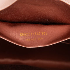 Textured Leather Chyc Ligne Clutch