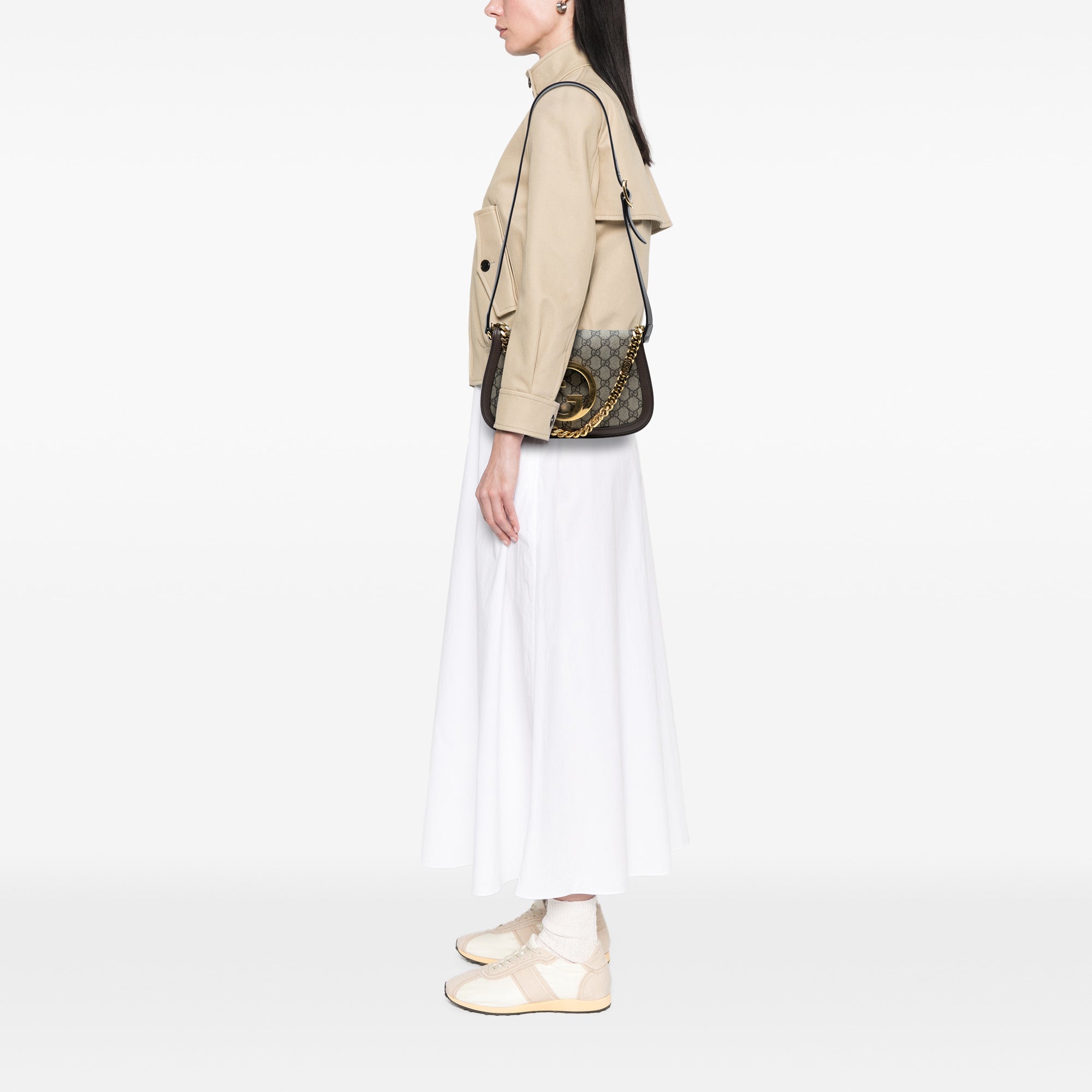 Small GG Supreme Blondie Chain Satchel