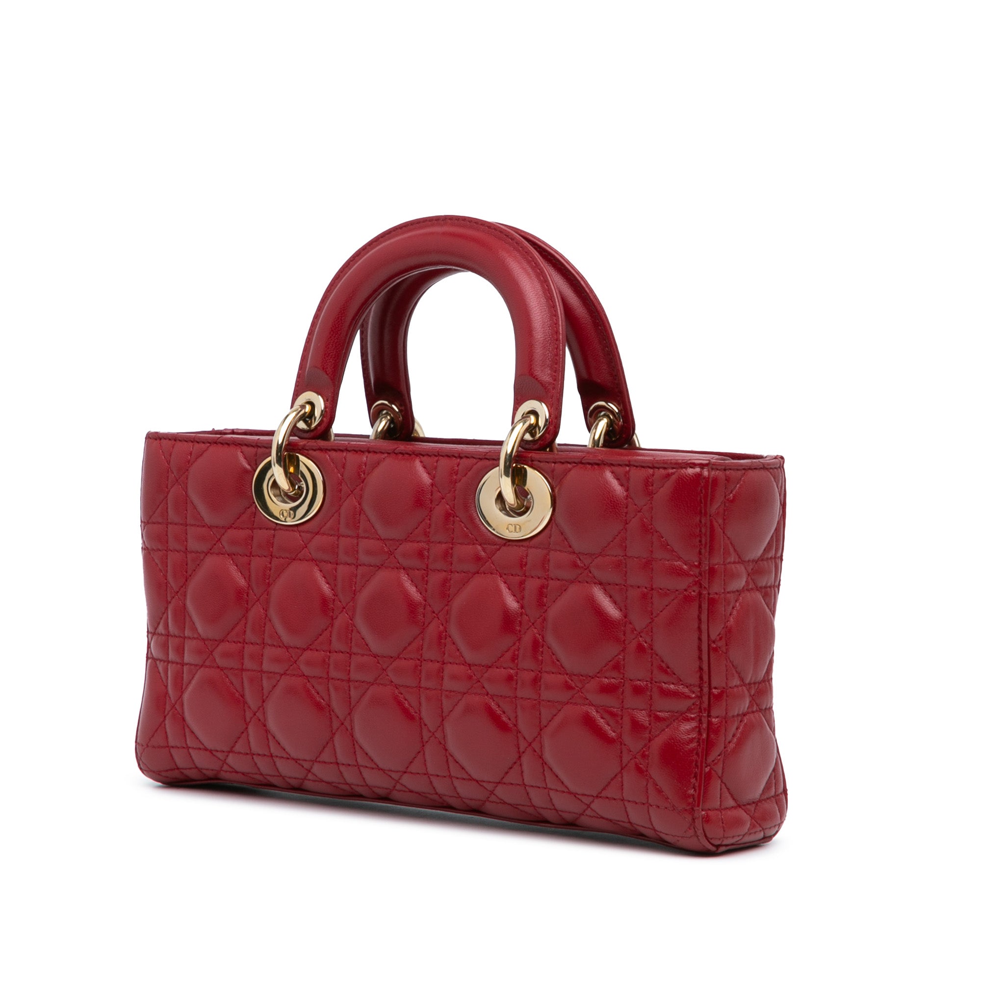 Medium Lambskin Cannage Lady D Joy