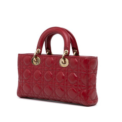 Medium Lambskin Cannage Lady D Joy