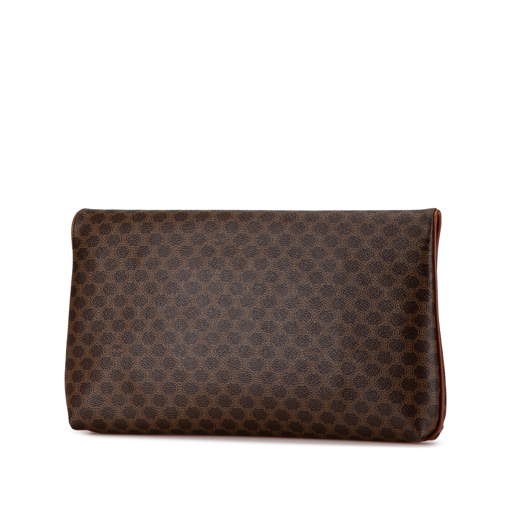 Macadam Coated Canvas Clutch