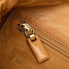 Woven Leather Intrecciato Shoulder Bag