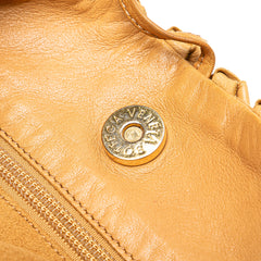 Woven Leather Intrecciato Shoulder Bag