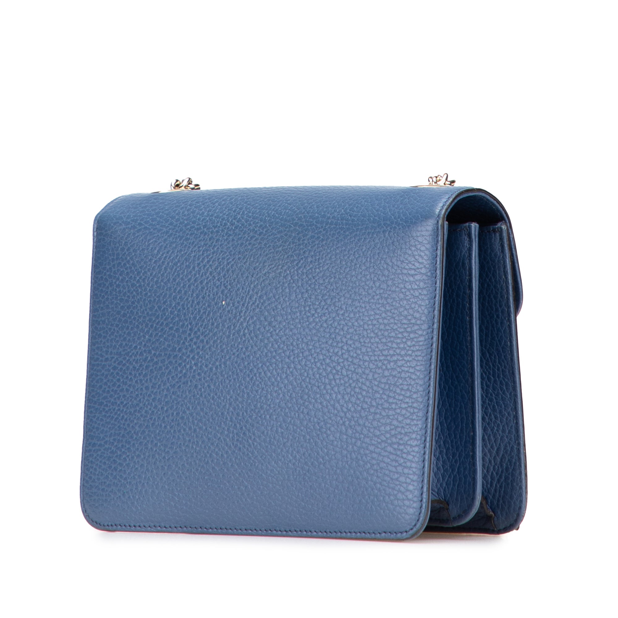 Small Dollar Calfskin Interlocking G Crossbody