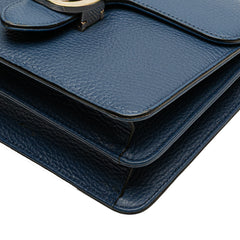 Small Dollar Calfskin Interlocking G Crossbody