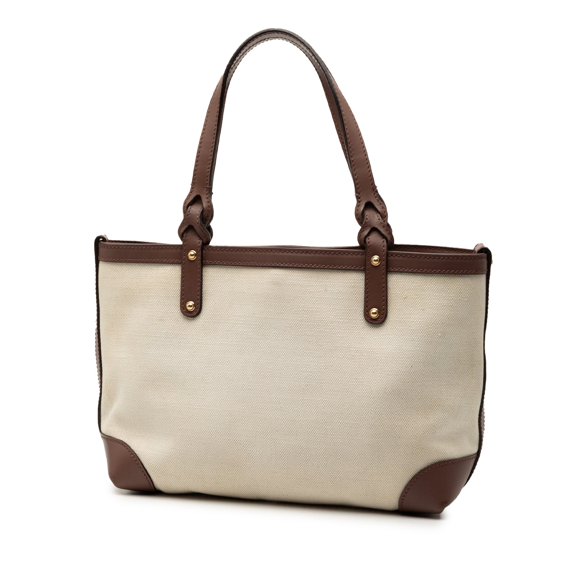 Small Canvas Logo Craft Tote