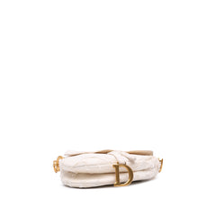 Mini Canvas Embroidered Camouflage Saddle Bag