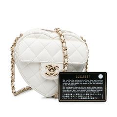 Mini Lambskin CC in Love Heart Crossbody