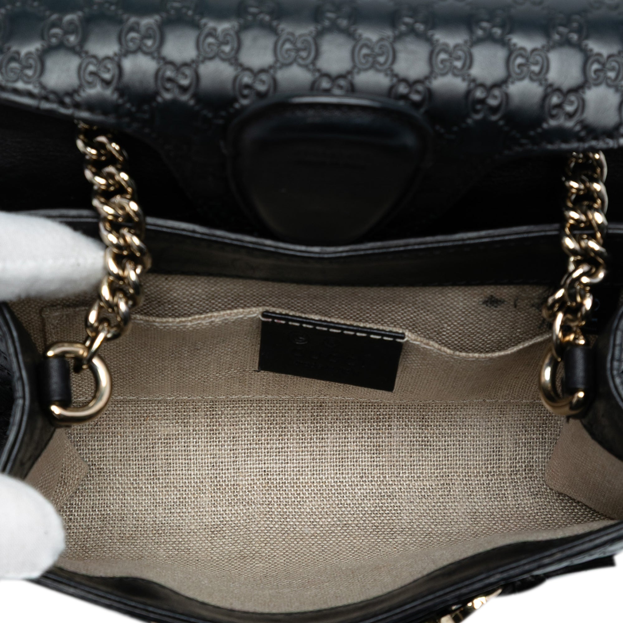 Mini Microguccissima Emily Crossbody