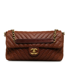 Surpique Chevron Flap Bag