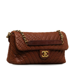 Surpique Chevron Flap Bag