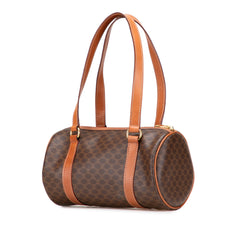 Macadam Coated Canvas Shoulder Bag
