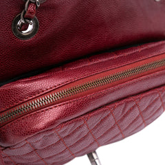 Medium Quilted Caviar Easy Flap