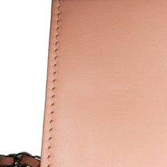 Lambskin Camellia Wallet On Chain