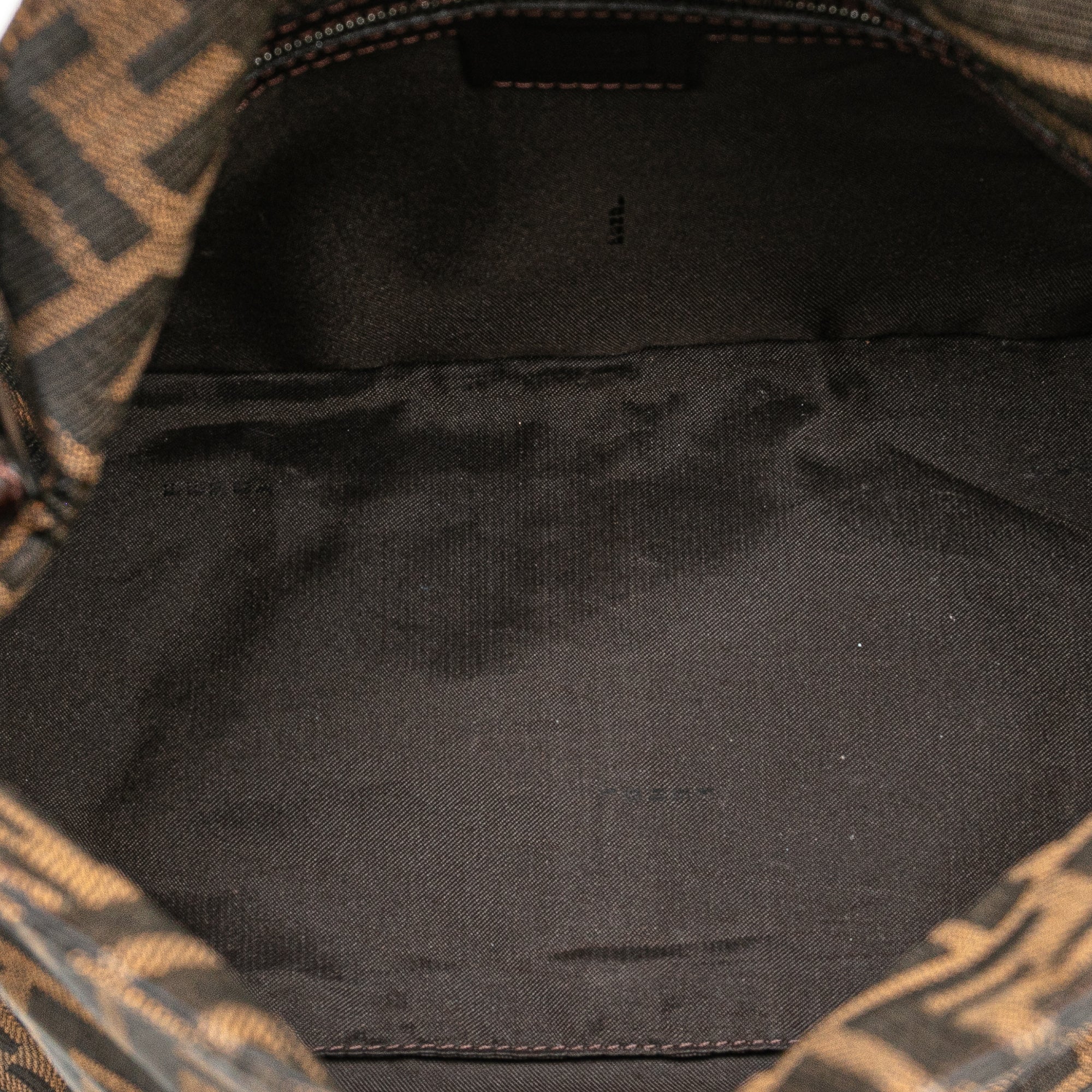 Zucca Canvas Double Flap Shoulder Bag