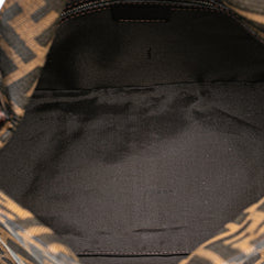 Zucca Canvas Double Flap Shoulder Bag