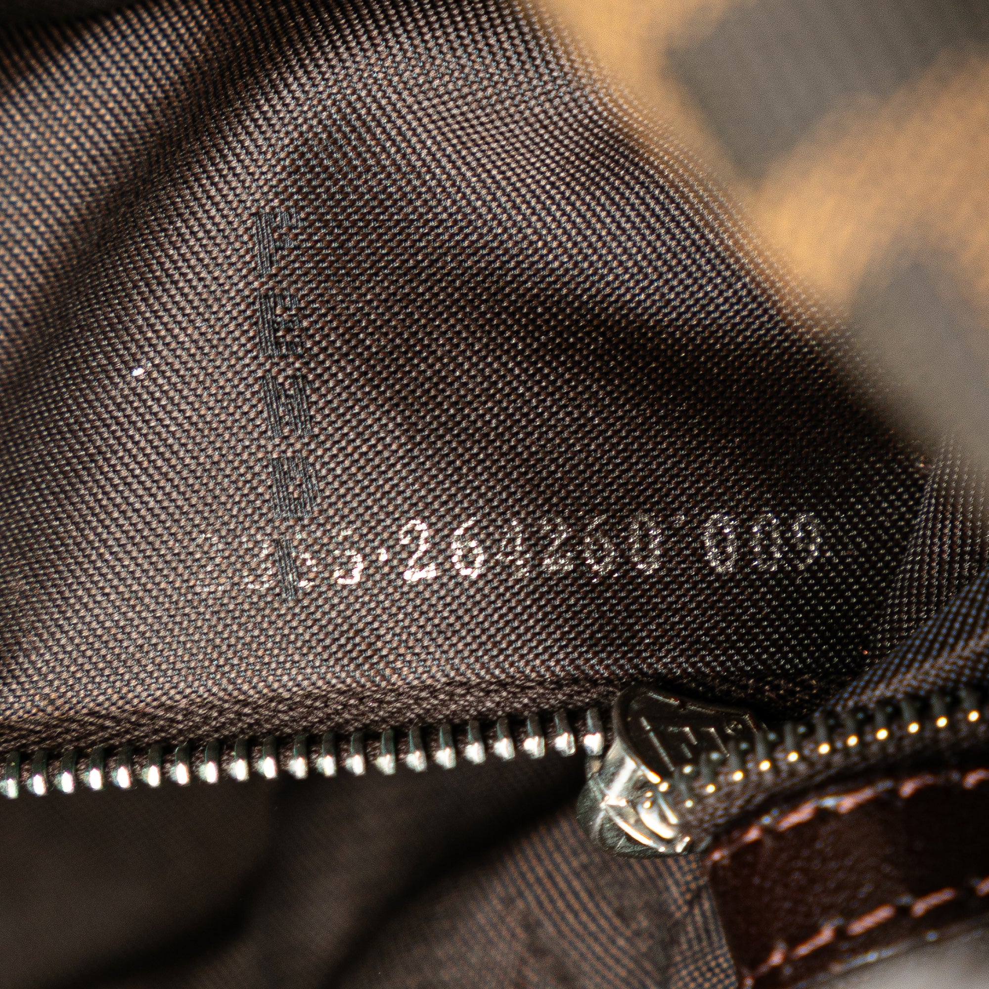 Zucca Canvas Double Flap Shoulder Bag