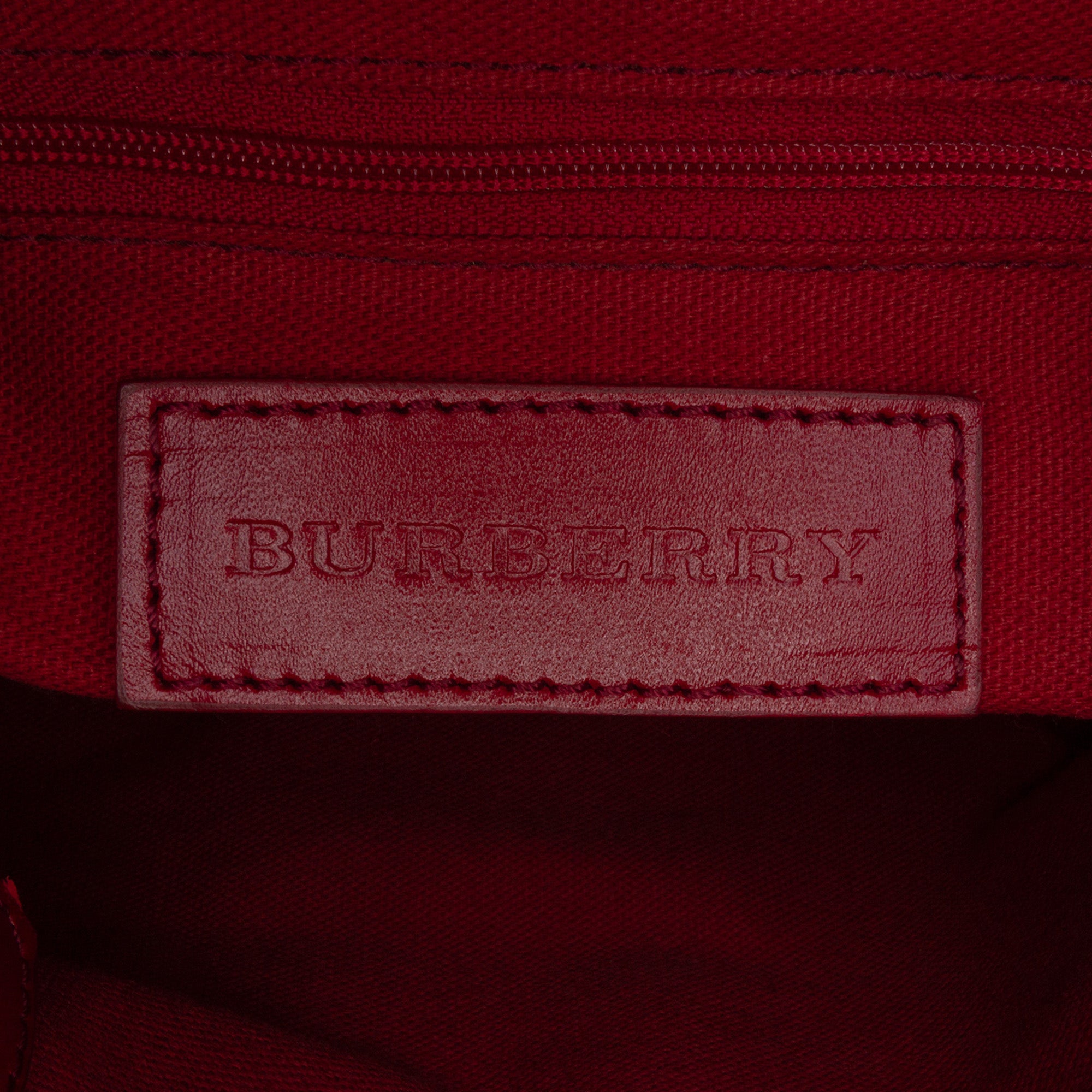 Small Haymarket Check Coated Canvas Northfield Satchel