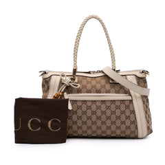 GG Canvas Bella Satchel
