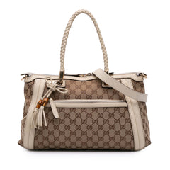 GG Canvas Bella Satchel