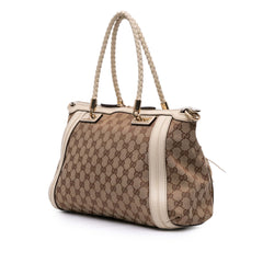 GG Canvas Bella Satchel