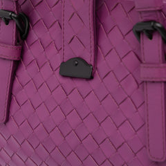 Small Nappa Intrecciato Roma Satchel