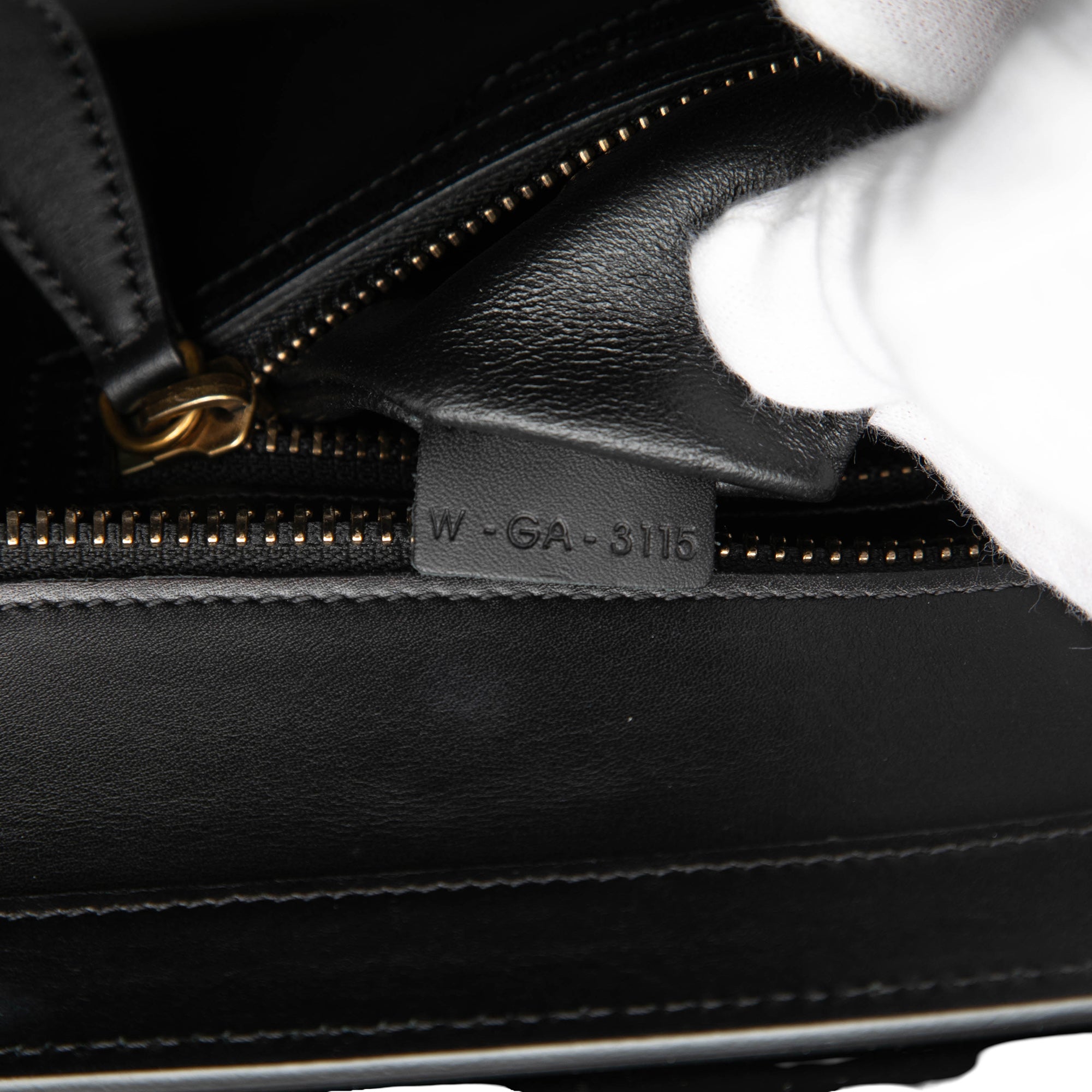 Micro Tricolor Leather Luggage Tote