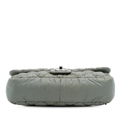 Paris-Byzance Nylon Tweed On Stitch Bubble Accordion Flap