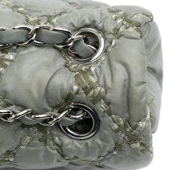 Paris-Byzance Nylon Tweed On Stitch Bubble Accordion Flap