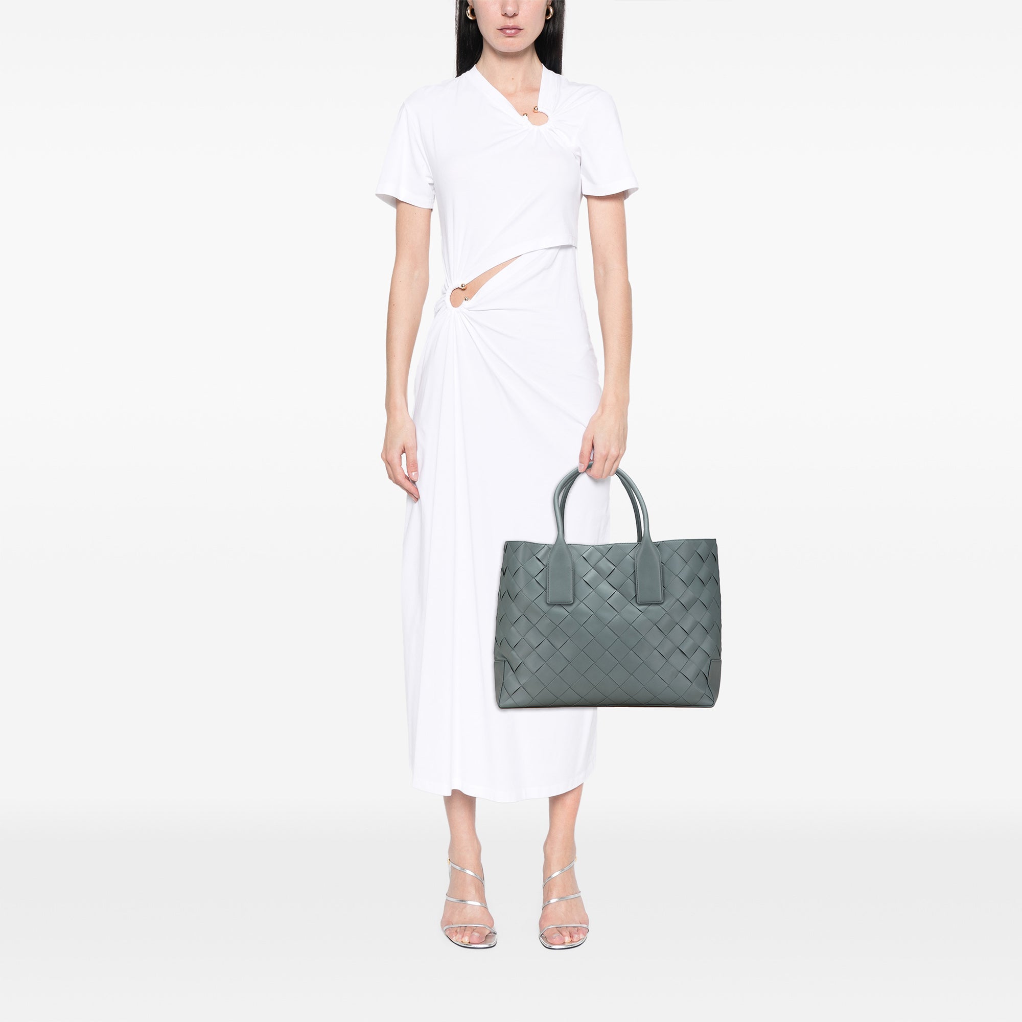 Lambskin Maxi Intrecciato Tote