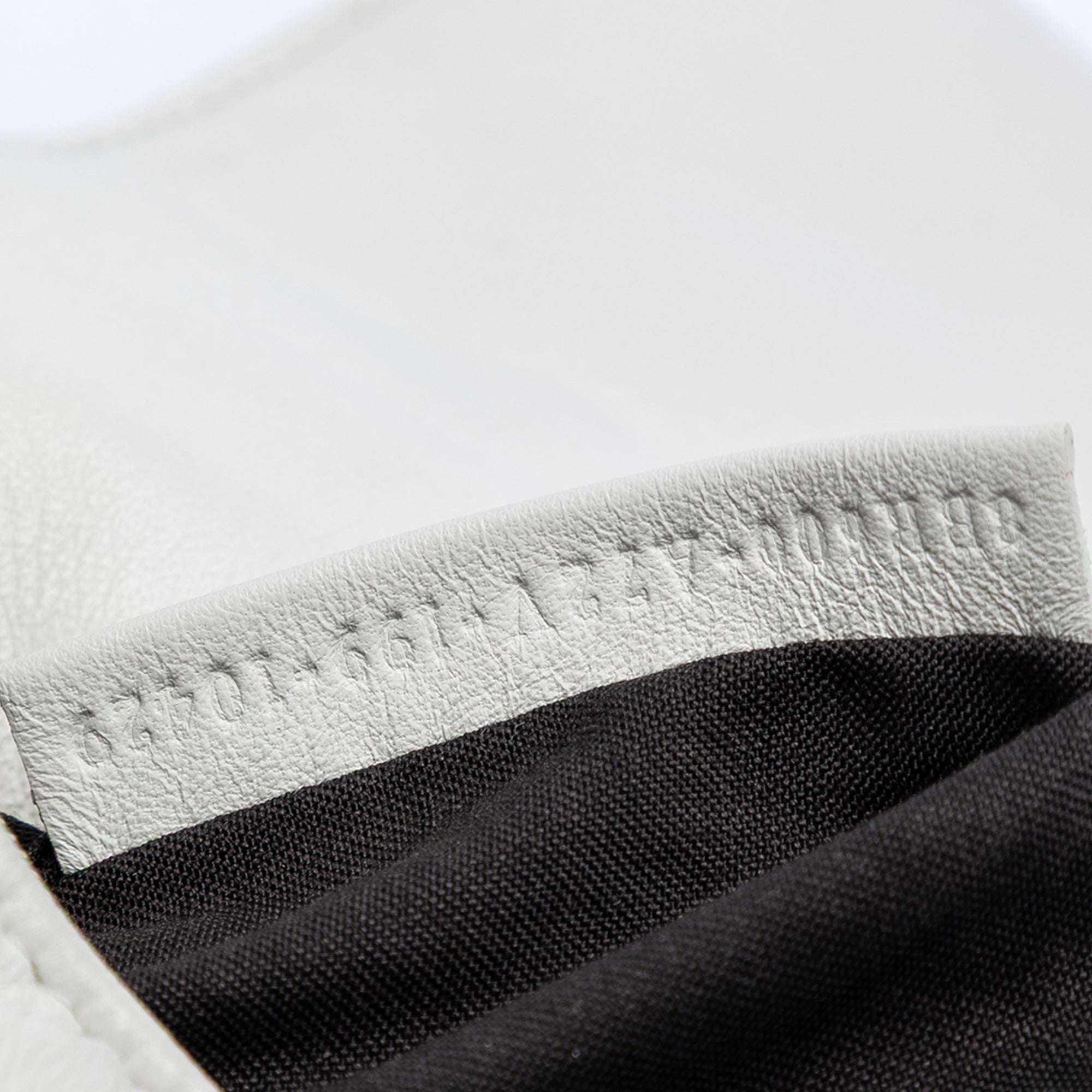 Zucca Embossed Leather Baguette Satchel